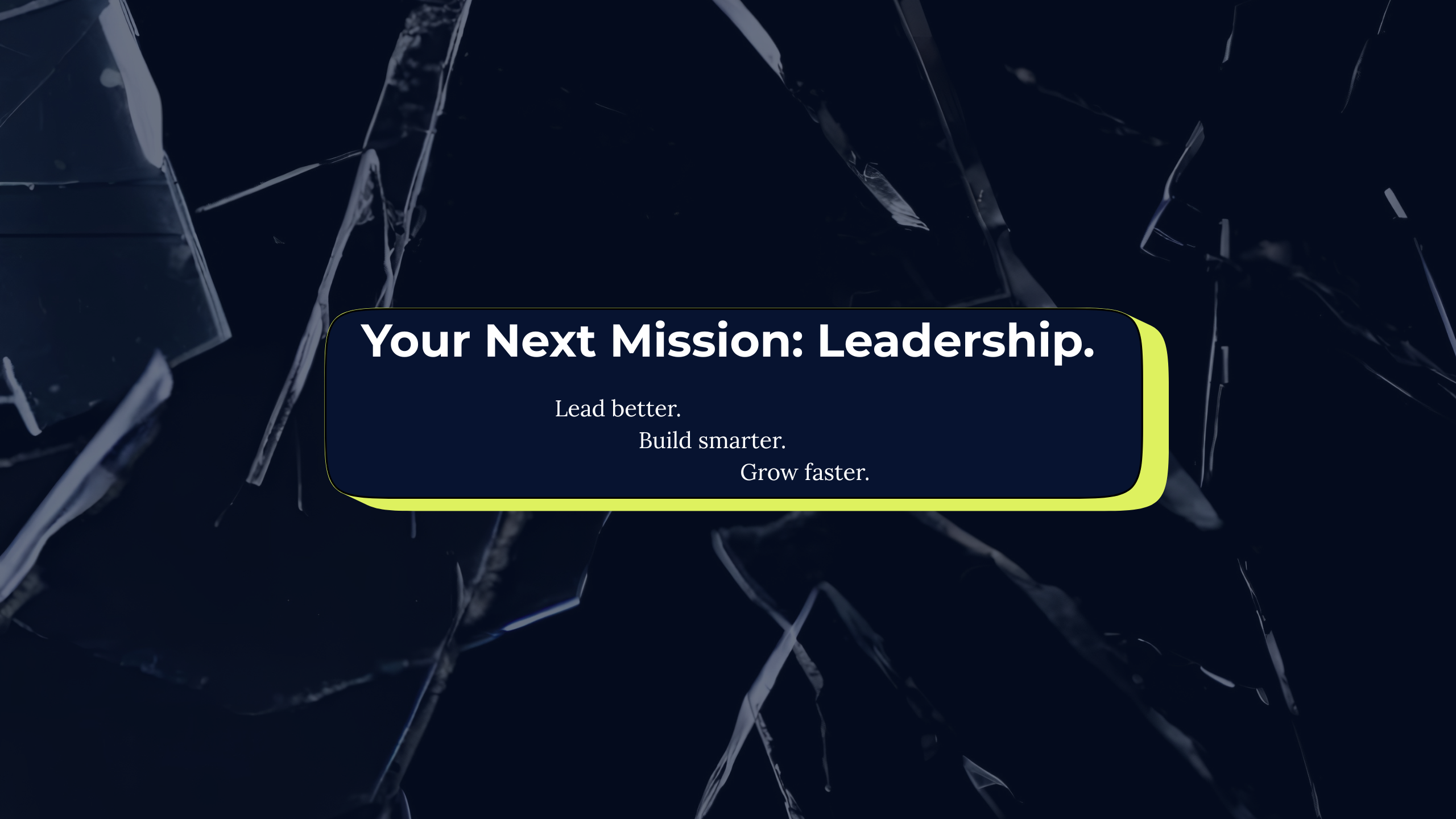 Your Next Mission Leadership. (1)
