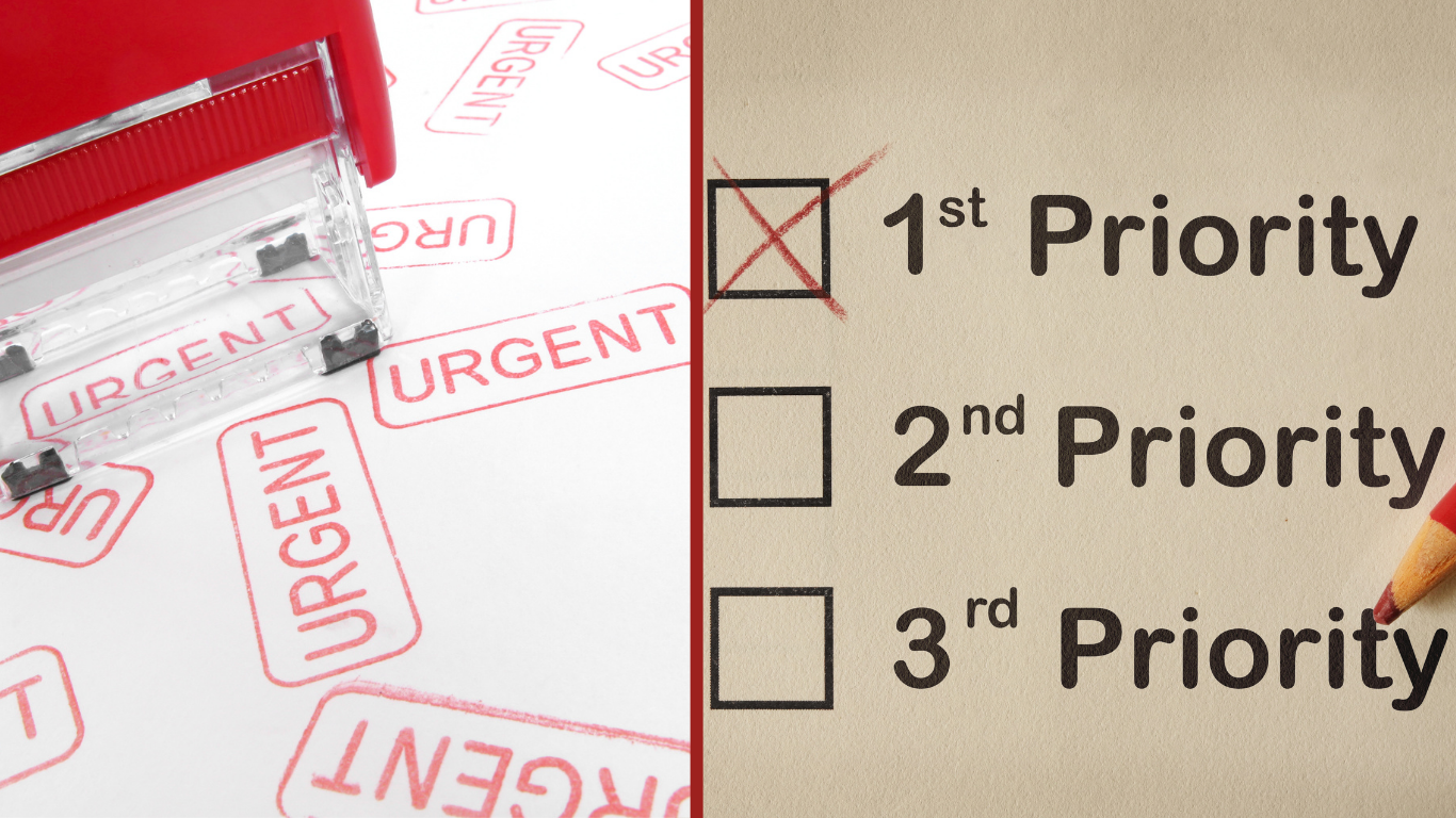 urgent vs important